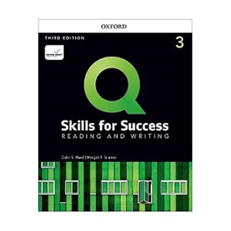 کتاب کیو اسکیلز فور ساکسز ویرایش سوم Q Skills for Success 3rd 3 Reading and Writing +DVD