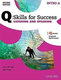 کتاب زبان کیو اسکیلز فور ساکسس Q Skills for Success 2nd Intro Listening and Speaking+CD