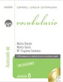 کتاب لغت اسپانیایی Vocabulario - Nivel Avanzado B2 Con Soluciones + CD