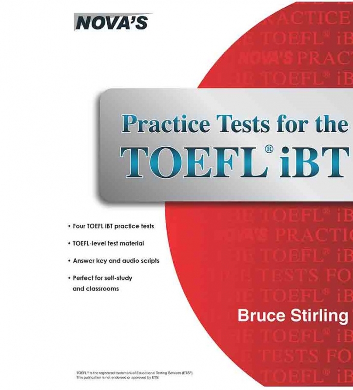 کتاب زبان نووا پرکتیس تستس فور د تافل آی بی تی NOVA: Practice Tests for the TOEFL iBT