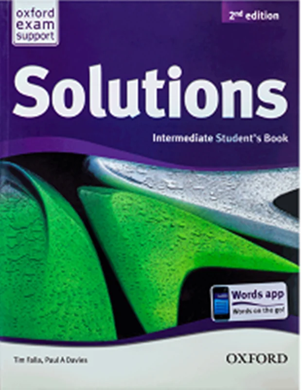 کتاب سولوشنز اینترمدیت ویرایش جدیدNew Solutions Intermediate SB+WB+CD+DVD