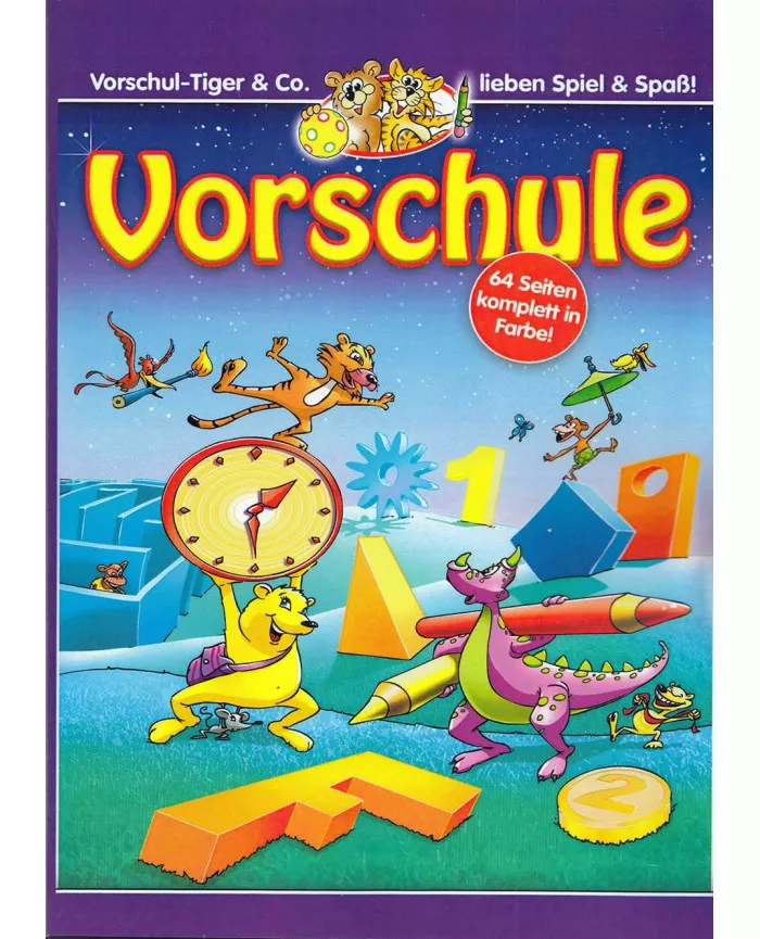 کتاب آلمانی !Vorschule lieben Spiel & Spaß