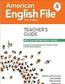 کتاب معلم امریکن انگلیش فایل 4 ویرایش سوم American English File 4 Teachers Book 3rd Edition