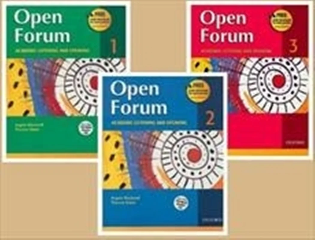 پک سه جلدی اپن فروم Open Forum 1+2+3+CD