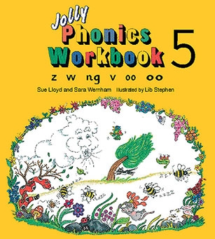 کتاب جولی فونیکز ورک بوکز Jolly Phonics 5 Workbooks