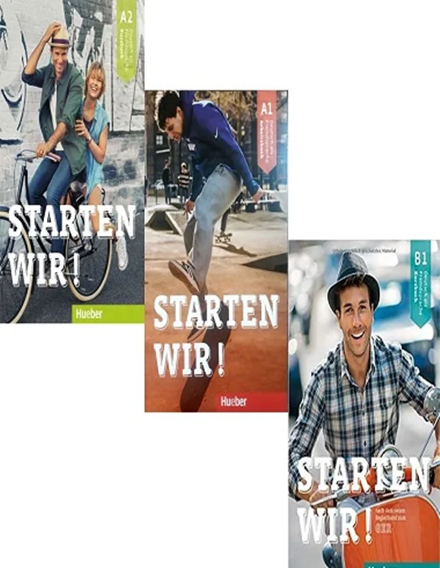 پکیج 3 جلدی كتاب زبان آلمانی اشتارتن ویر Starten Wir (گلاسه روغنی)