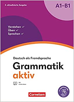 کتاب گراماتیک اکتیو 2023 Grammatik aktiv A1-B1 Übungsgrammatik (چاپ رنگی)