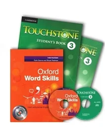 پک تاچ استون 3 و ورد اسکیلز اینترمدیت Touchstone 3+Oxford Word Skills Intermediate