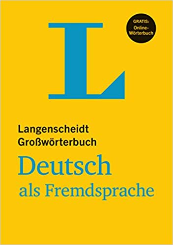 کتاب زبان آلمانی Langenscheidt Großwörterbuch Deutsch als Fremdsprache سیاه و سفید