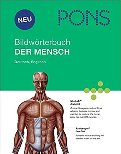 کتاب دیکشنری تصویری آلمانی انسان PONS Bildworterbuch Der Mensch