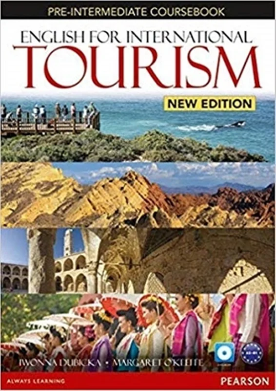 کتاب انگلیش فور اینترنشنال توریسم پری اینترمدیت English for International Tourism: Pre-Intermediate S.B+W.B+CD+DVD