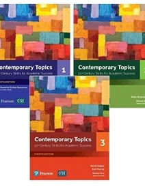 پک کامل کتاب کانتمپروری تاپیک ویرایش چهارم Contemporary Topics (4th) 1+2+3+cd