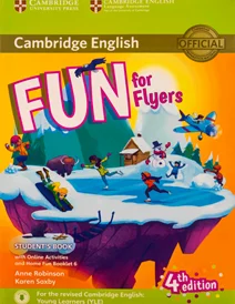 کتاب فان فور فلایرز استیودنت بوک ویرایش چهارم Fun for Flyers Students Book 4th+ CD