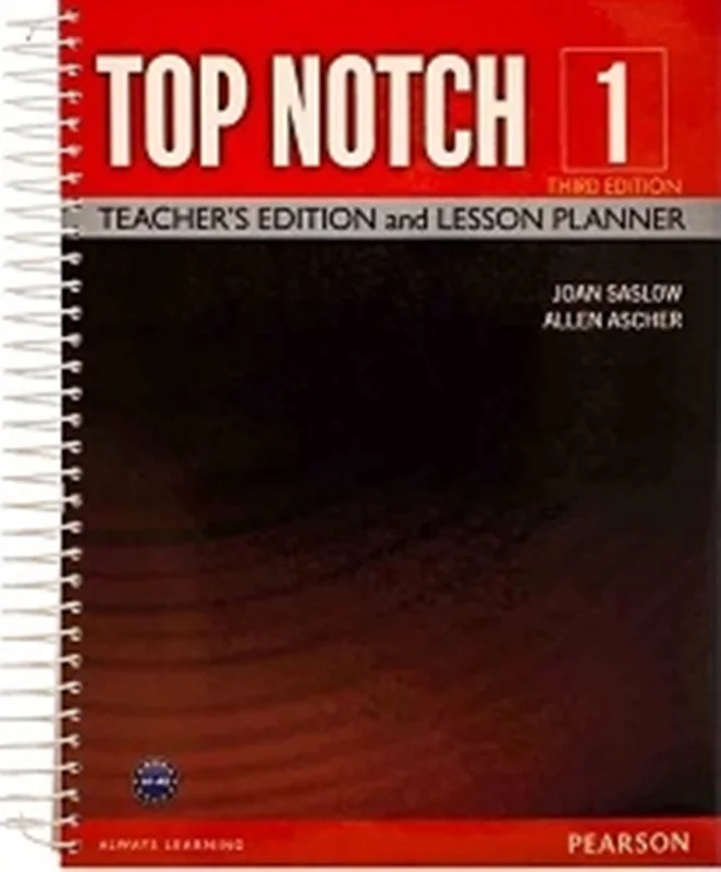 کتاب معلم تاپ ناچ 1ویرایش سوم Top Notch 3rd 1 Teachers book+DVD