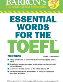 کتاب واژگان ضروری تافل ویرایش هفتم Essential Words for the TOEFL 7th