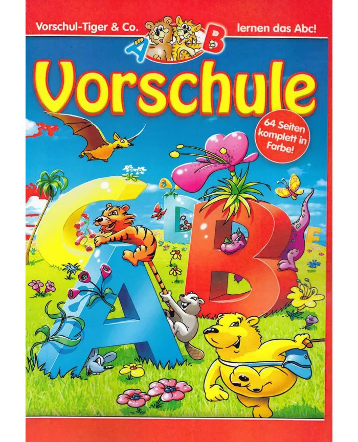 کتاب آلمانی !Vorschule- Tiger und Co. lernen das Abc