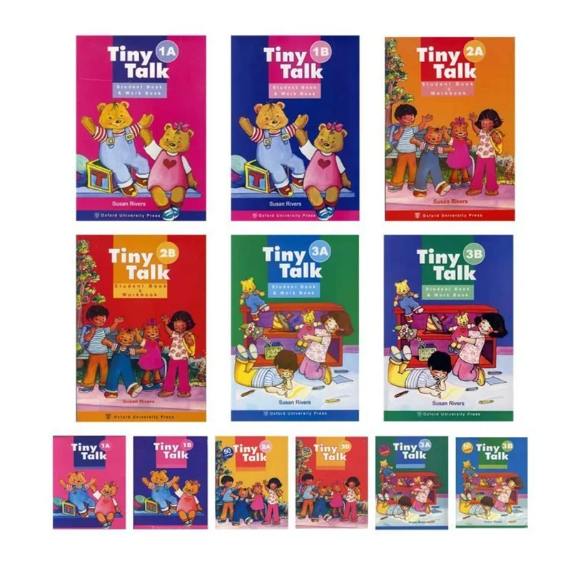 مجموعه کتاب های تاینی تاک (کتاب درس، کتاب کار و فلش کارت) Tiny Talks Student Book & Workbook & Flash Cards