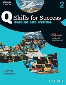 کتاب زبان کیو اسکیلز فور ساکسس Q Skills for Success 2 Reading and Writing 2nd +CD