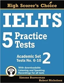 کتاب زبان آیلتس ۵ پرکتیس تستس آکادمیک IELTS 5 Practice Tests, Academic Set 2: Tests No. 6-10