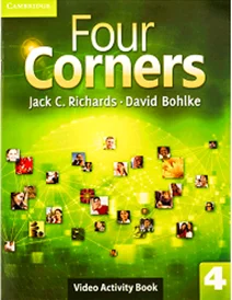 کتاب فور کورنرز 4 ویدئو اکتیویتی Four Corners 4 Video Activity book