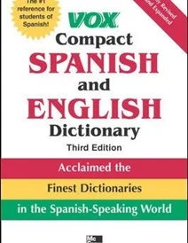 کتاب زبان Vox Compact Spanish and English Dictionary 3rd0