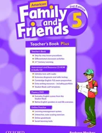 کتاب معلم فمیلی اند فرندز American Family and Friends 5 (2nd) Teachers book+CD