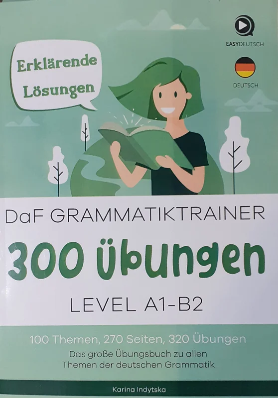 کتاب DaF Grammatiktrainer 300 Übungen A1+B2