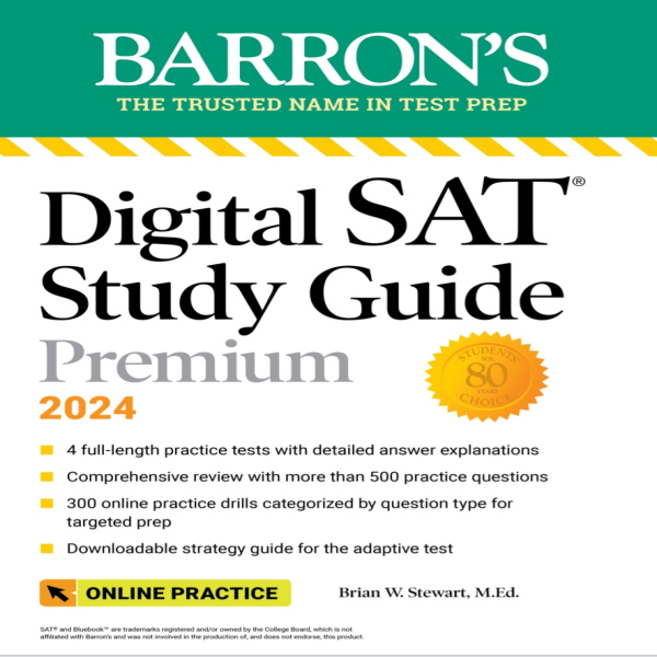 کتاب Digital SAT Study Guide Premium 2024