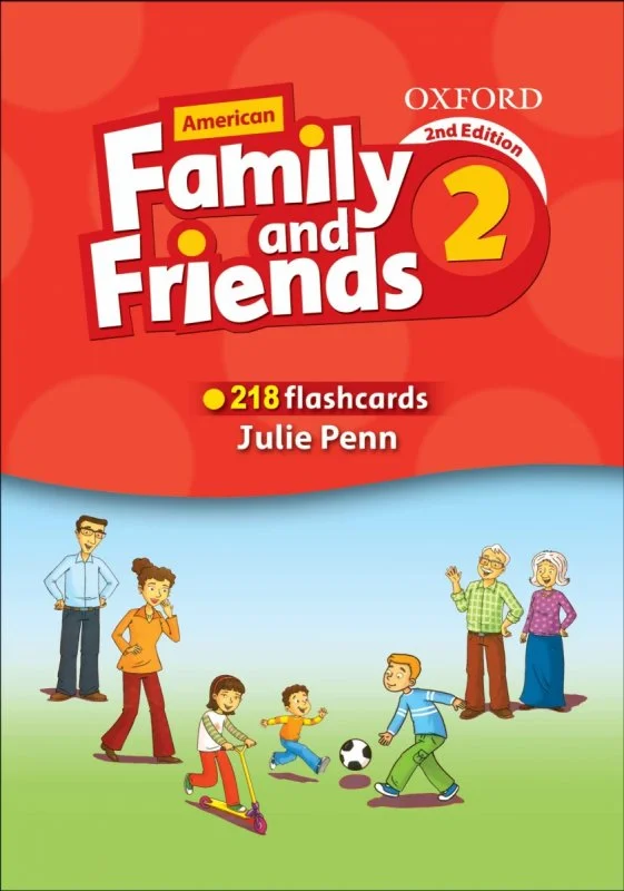 فلش کارت امریکن فمیلی اند فرندز ویرایش دوم Flashcards American Family and Friends 2 Second Edition