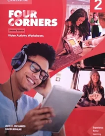 کتاب Four Corners 2 Video Activity book with 2nd Edition (کتاب فیلم فور کورنرز ویرایش دوم)