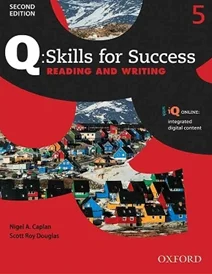 کتاب زبان کیو اسکیلز فور ساکسس Q Skills for Success 5 Reading and Writing 2nd +CD