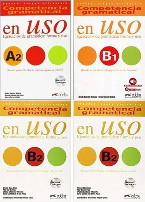 مجموعه 4 جلدی کلمپتنشیا گرمتیکال این یو اس او Competencia gramatical en USO