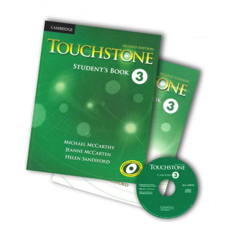 کتاب تاچ استون 3 ویرایش دوم Touchstone 3 2nd SB+WB+CD