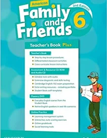کتاب معلم فمیلی اند فرندز American Family and Friends 6 (2nd) Teachers book+CD