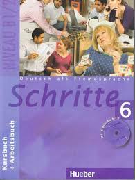 کتاب زبان آلمانی شریته Deutsch als fremdsprache Schritte 6 NIVEAU B 1/2 Kursbuch + Arbeitsbuch