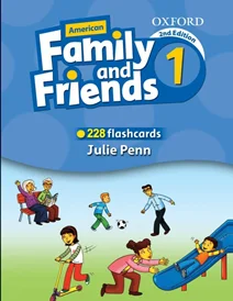 فلش کارت امریکن فمیلی اند فرندز ویرایش دوم Flashcards American Family and Friends 1 Second Edition