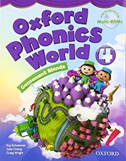 کتاب آکسفورد فونیکس ورد Oxford Phonics World 4 SB+WB+CD