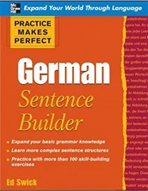 کتاب زبان آلمانی Practice Makes Perfect German Sentence Builder