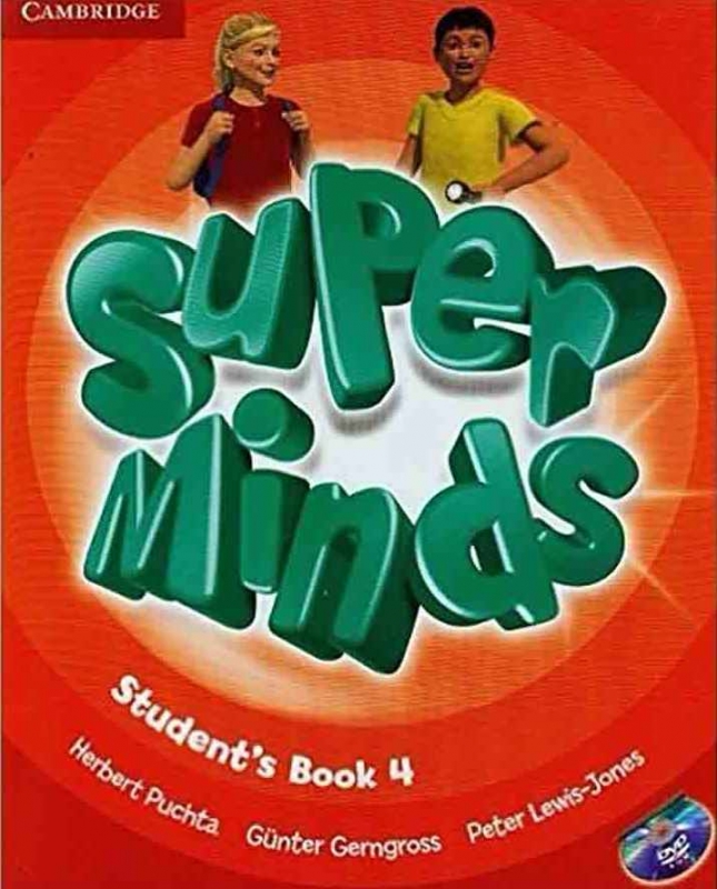 کتاب سوپر مایندز Super Minds 4 SB+WB+CD+DVD