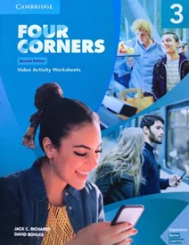 کتاب Four Corners 3 Video Activity book with 2nd Edition (کتاب فیلم فور کورنرز ویرایش دوم)