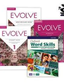 پک کامل کتاب Evolve 1 + آکسفورد ورد اسکیلز+QR