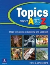 کتاب زبان تاپیکس فرام ای تو زد Topics from A to Z Book 2 with CD