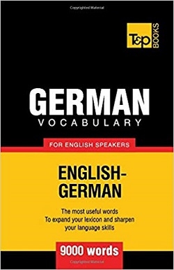 کتاب زبان آلمانی German vocabulary for English speakers - 9000 words