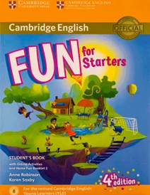 کتاب فان فور استارترز استیودنت بوک 2 ویرایش چهارم Fun for Starters Students Book 4th+CD