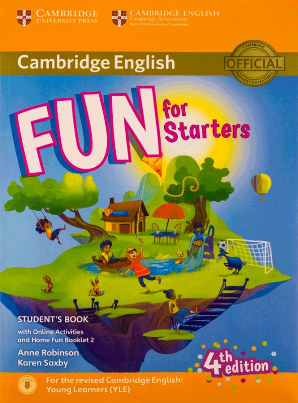 کتاب فان فور استارترز استیودنت بوک 2 ویرایش چهارم Fun for Starters Students Book 4th+CD