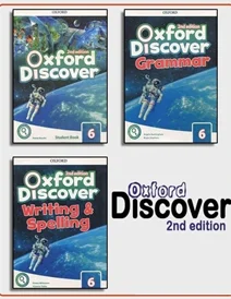 Oxford discover 6 + grammar + Writing and Spelling + CD پک کامل اکسفورد دیسکاوری 6