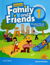 کتاب امریکن فمیلی اند فرندز ویرایش دومAmerican Family and Friends 1 (2nd) SB+WB وزیری