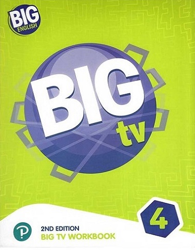 کتاب زبان بیگ انگلیش بیگ تی وی 4 ورک بوک ویرایش دوم Big English 4 Big TV