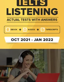 کتاب آیلتس لیسنینگ اکچوال (IELTS Listening Actual Tests and Answers (Oct 2021 – Jan 2022