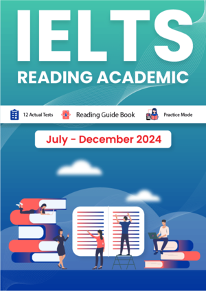 کتاب IELTS Academic Reading Actual Tests July December 2024